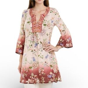 Johnny Was Paris Effortless tunic In Multicolor (oversized)